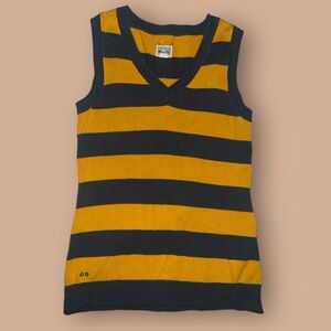 EUC Converse One-Star Striped Sweater Vest, Size Women’s Medium